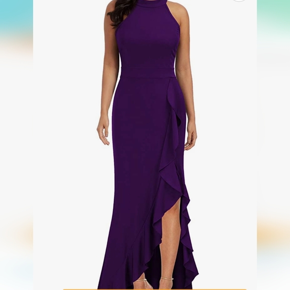 Woodsea size medium purple gown - Picture 4 of 4